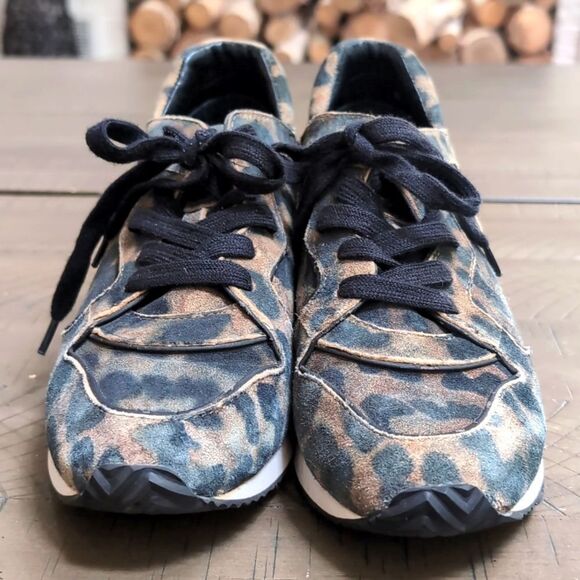 Ash Leopard Delire Bis Sneakers Cookie & Black Size 36 - Picture 6 of 11